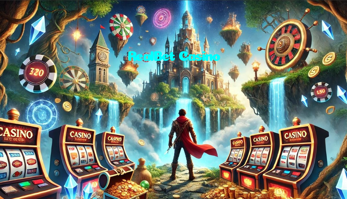 RealBet Casino casino presented on mobile device in Pakistan with slots and live games